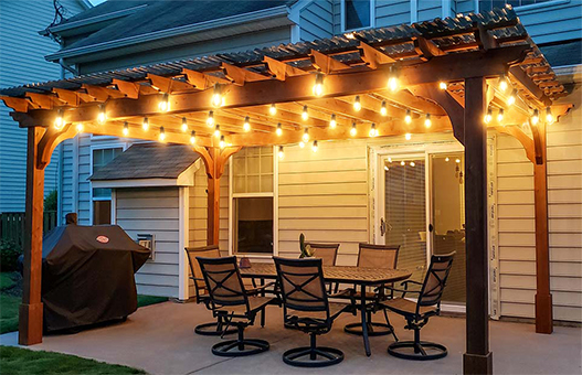 How do I properly maintain outdoor lights