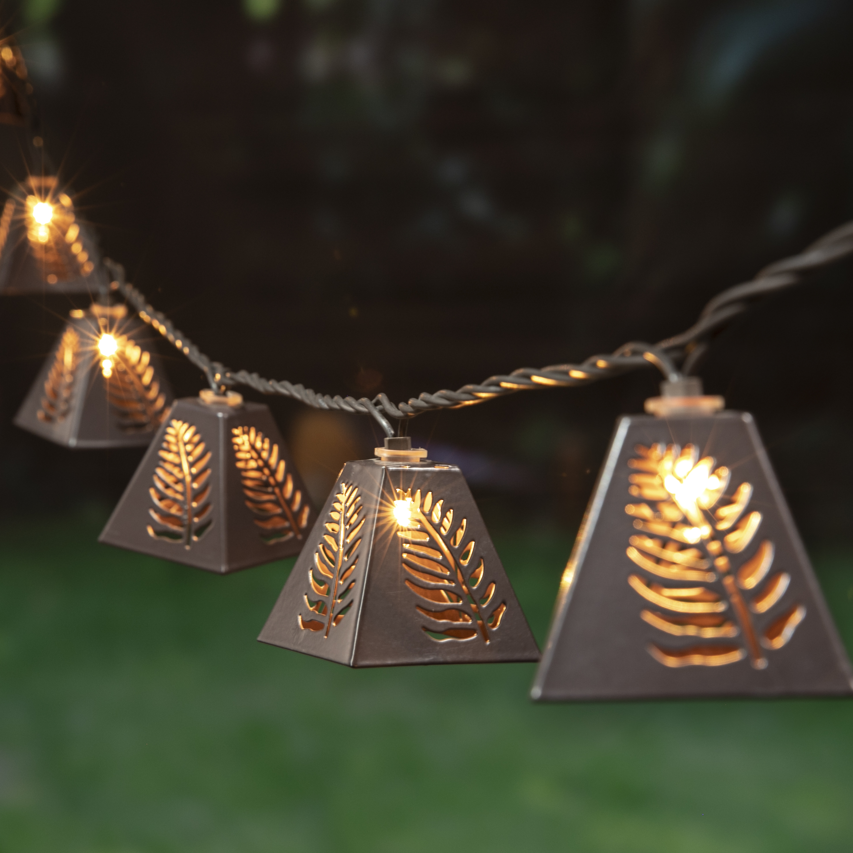 Trapezoid Lantern String Lights