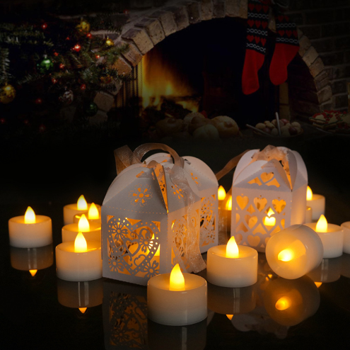 flickering led tea light candles